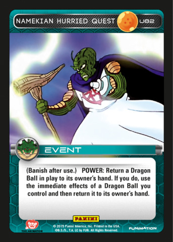 Namekian Hurried Quest